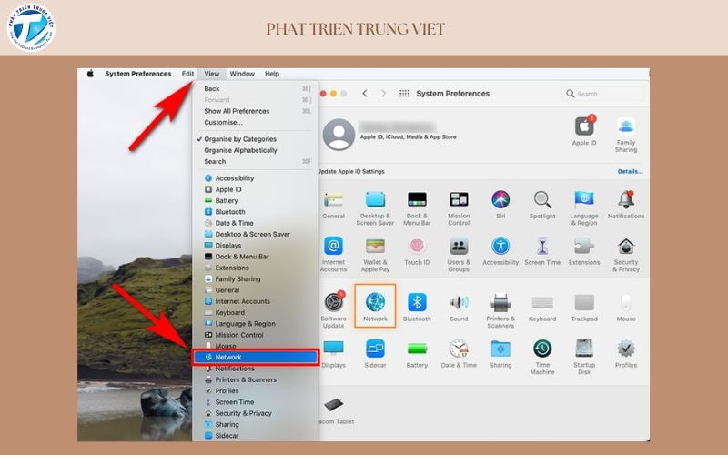 Cách kiểm tra địa chỉ IP trên MacOS bước 2